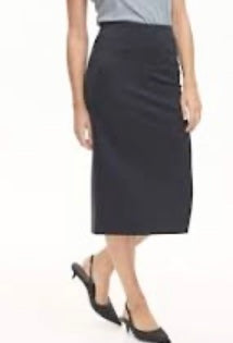 Sz XL Reitman’s women swing midi pencil skirt with split at the back