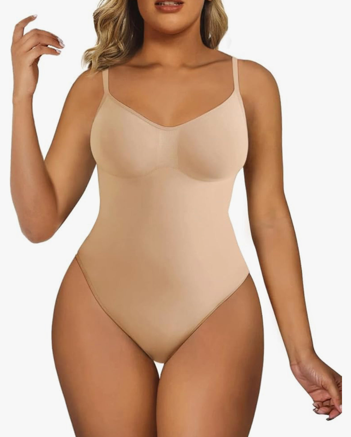 SHAPERX Women's Seamless Shapewear Bodysuit, Shapewear