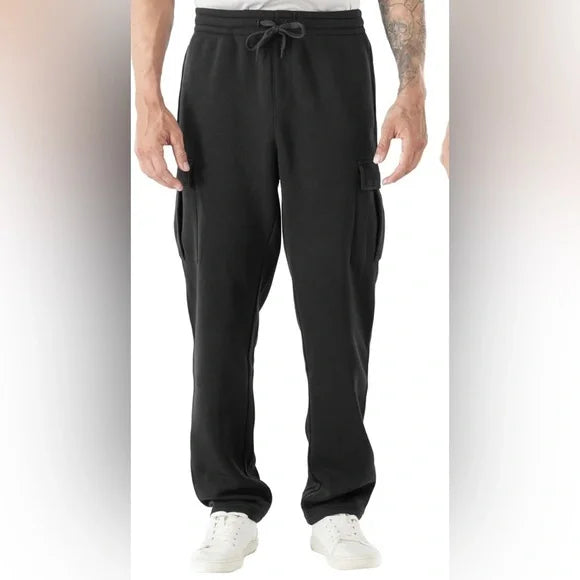 Men’s Cargo Sweatpants, Jogging Pants for Men with Pockets