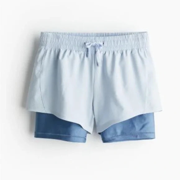H&M DryMove Double layered sports shorts