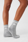 Alo Yoga women’s unisex size Medium half crew socks