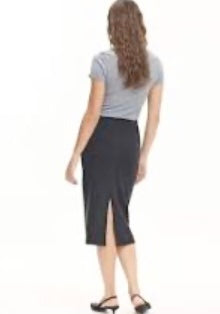Sz XL Reitman’s women swing midi pencil skirt with split at the back