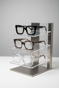 AMOMOMA3 pk reading glasses Stylish Black and Tortoise Shell Women's Glasses 1.0 X