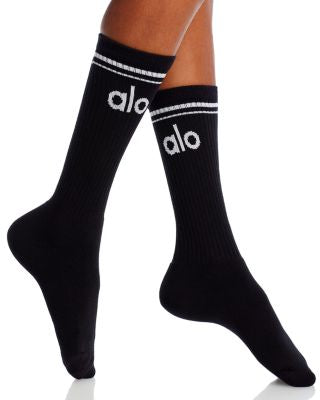 Alo Yoga unisex throwback sock size Medium