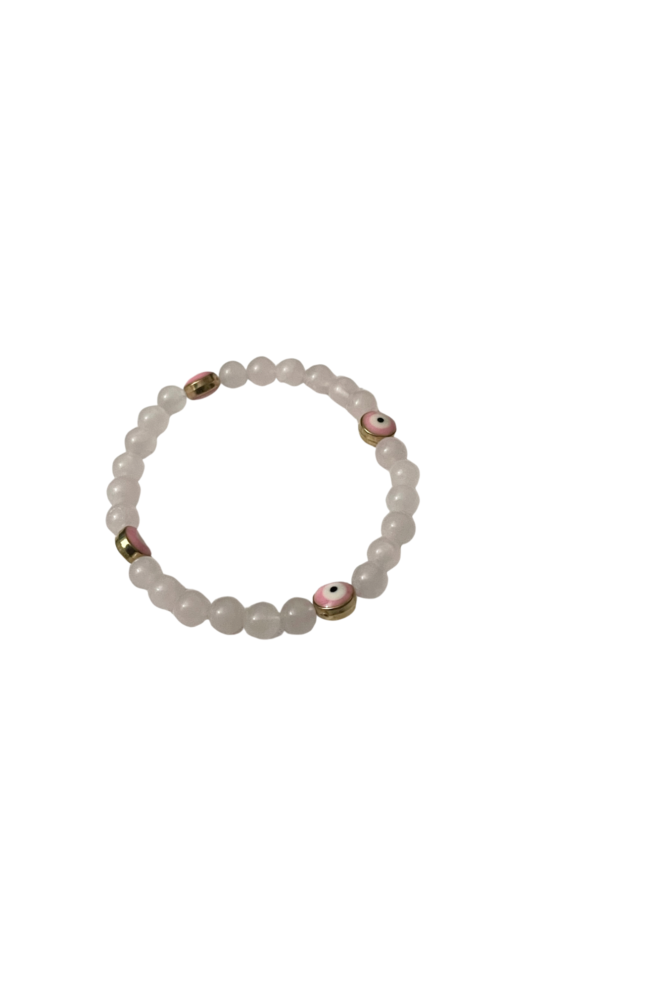 Handmade 6mm Rose Quartz Bead  Bracelet