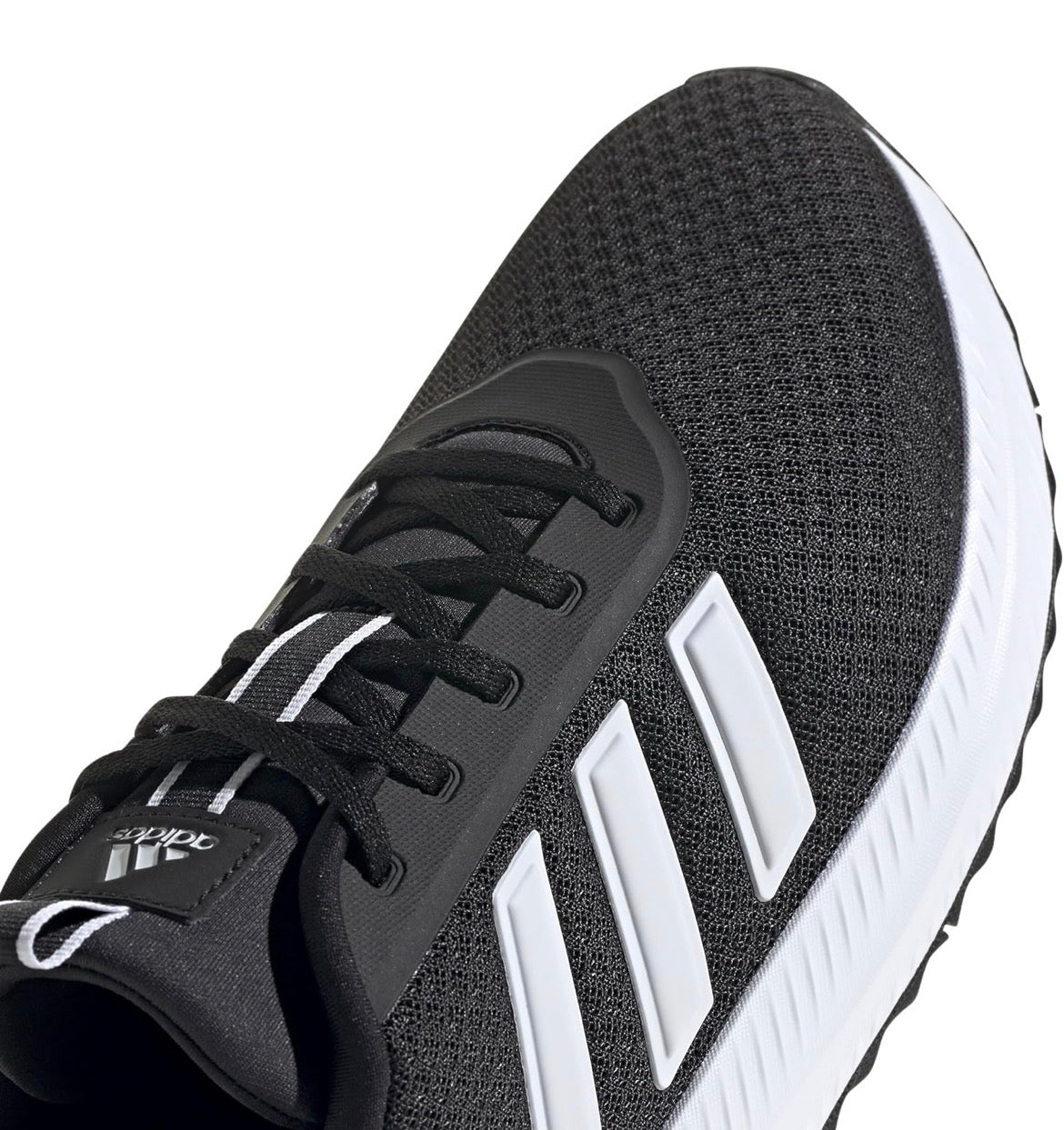 Sz 6.5 women’s Adidas running shoes  X_PLRPath Black and White Athletic Shoes