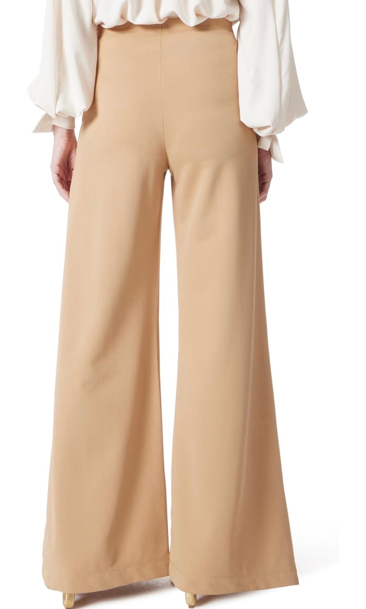 Sz S women’s DEE OCLEPPO Women's Anna High Rise Pull on Pin Tuck Pant Standard