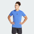 Sz M Adidas Men's Blue Performance Shirt DESIGNED FOR TRAINING TRAINING T-SHIRT Slim fit.