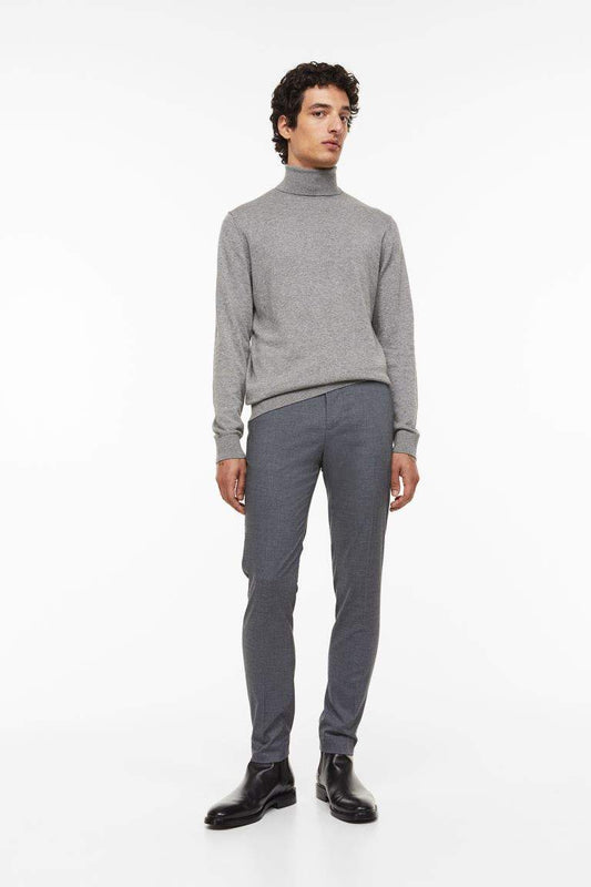 Sz US 34 R H&M skinny fit  suit pants gray