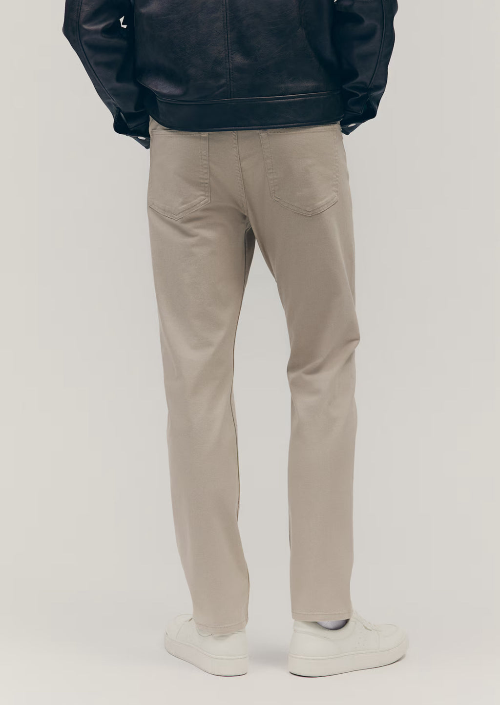 Sz US W32 L 32 H&M slim fit men cotton twill pants light  Beige