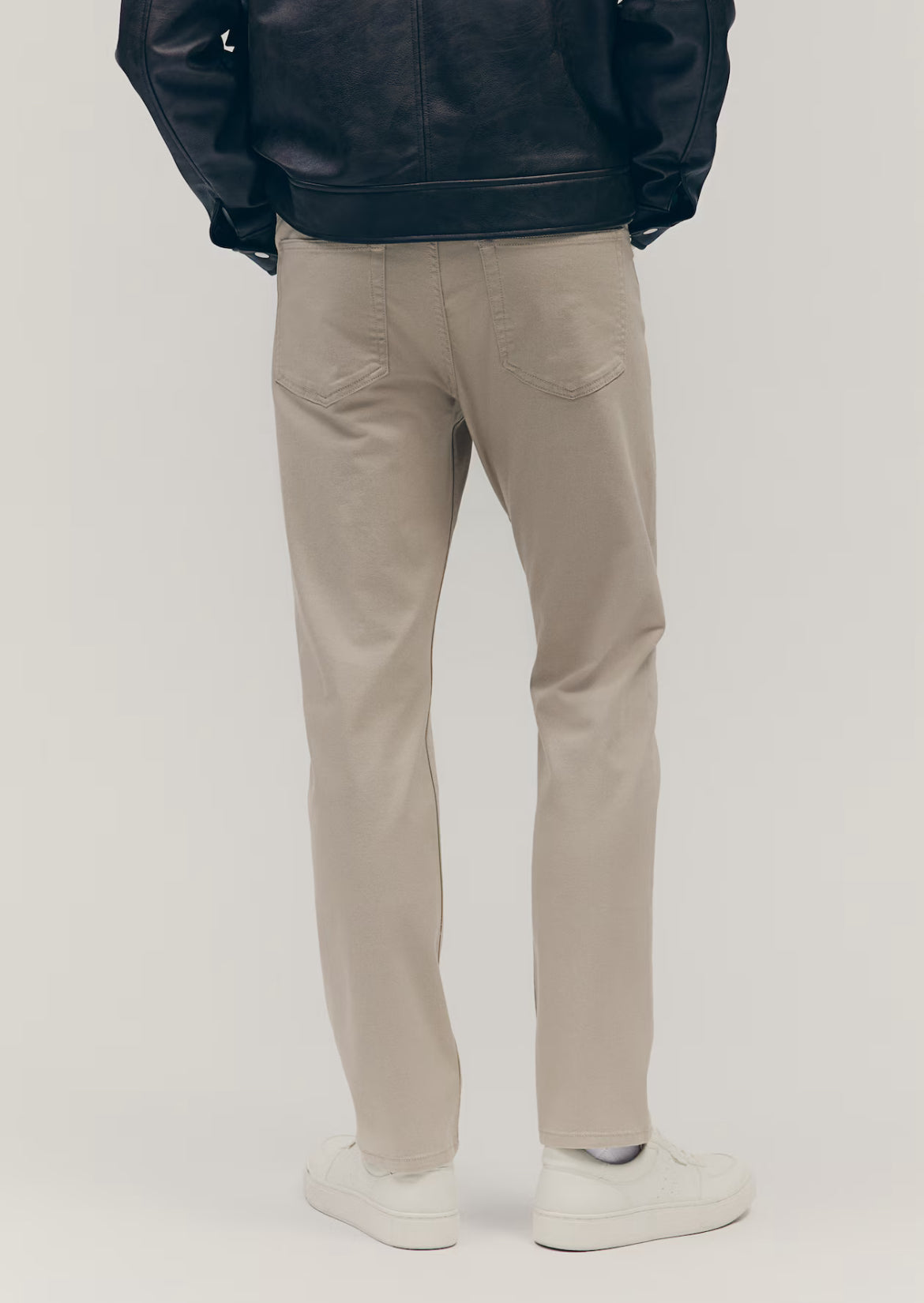 Sz US W32 L 32 H&M slim fit men cotton twill pants light  Beige