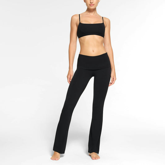 Sz XS Skims cotton Jersey fold over pant sooot  activewear, workout ,soft