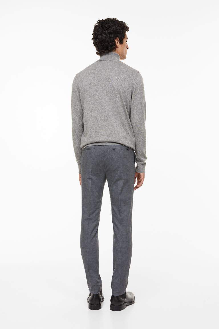 Sz US 34 R H&M skinny fit  suit pants gray