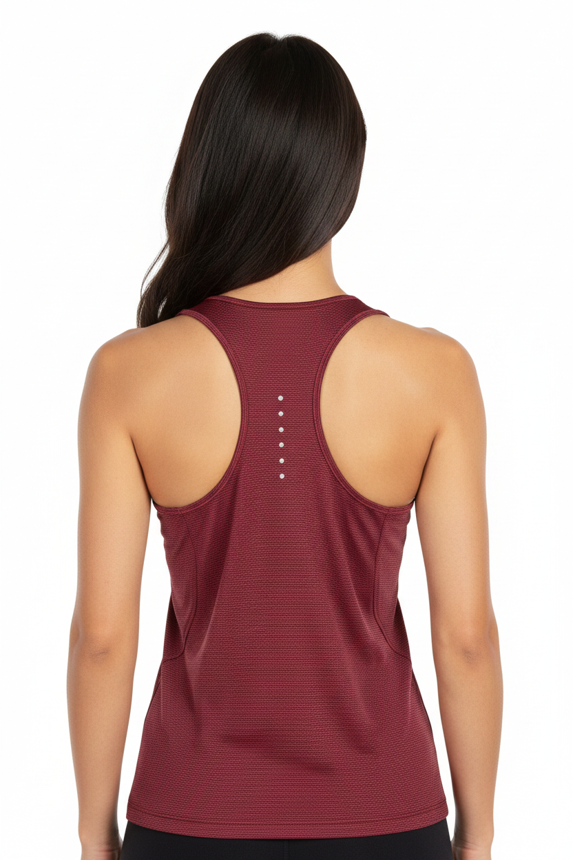 woman Nike Red Tank Top