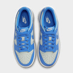 Sz 6.5 Y NIKE DUNK LOW GS LIGHT SILVER / LIGHT PHOTO BLUE - SAIL