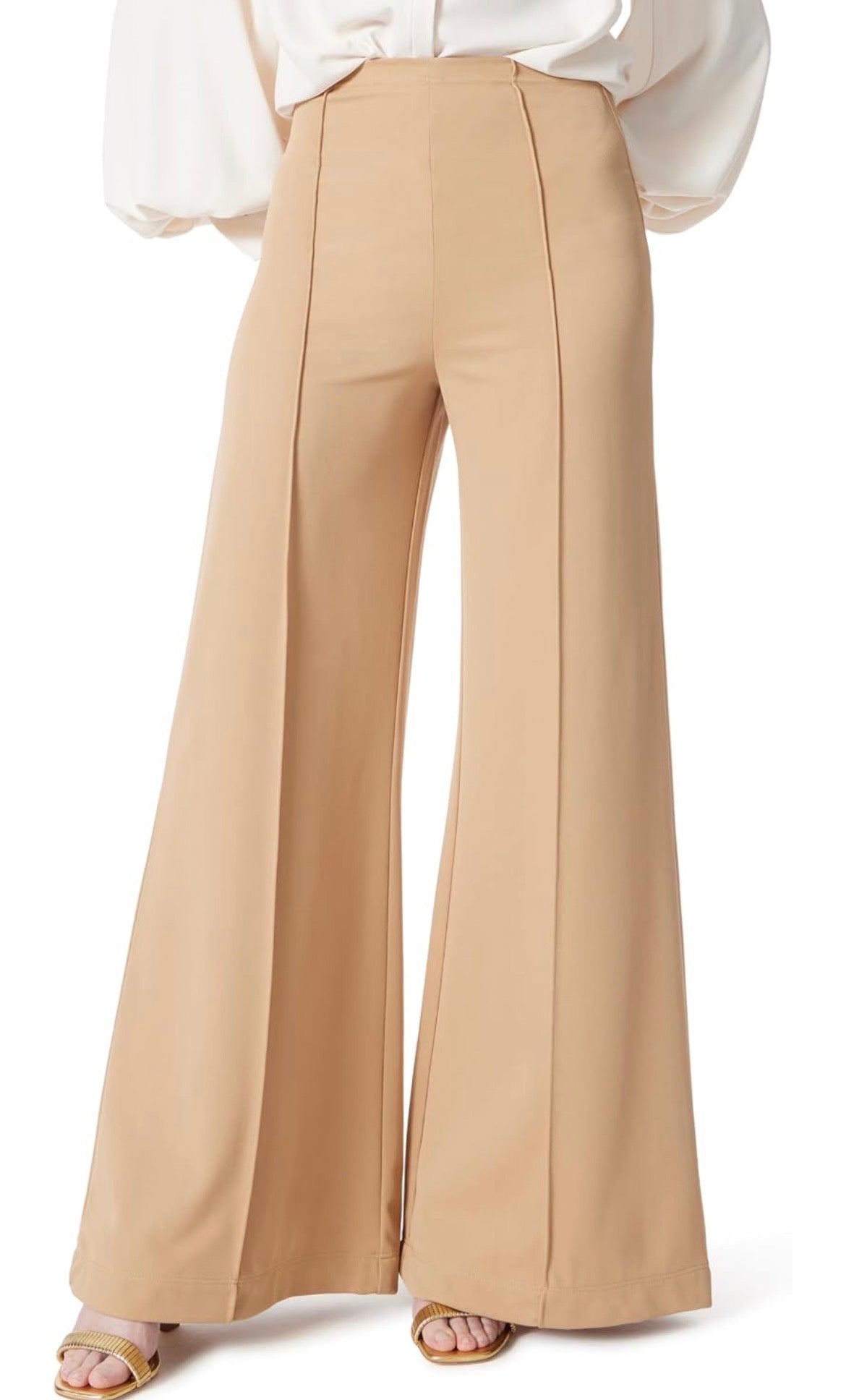 Sz S women’s DEE OCLEPPO Women's Anna High Rise Pull on Pin Tuck Pant Standard