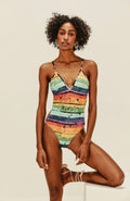 Rainbow One piece swimsuit