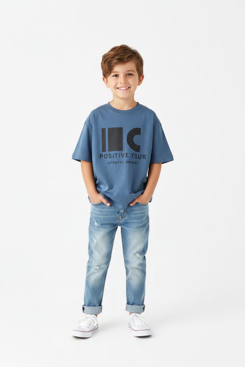 kids Zara T-shirt positive tour