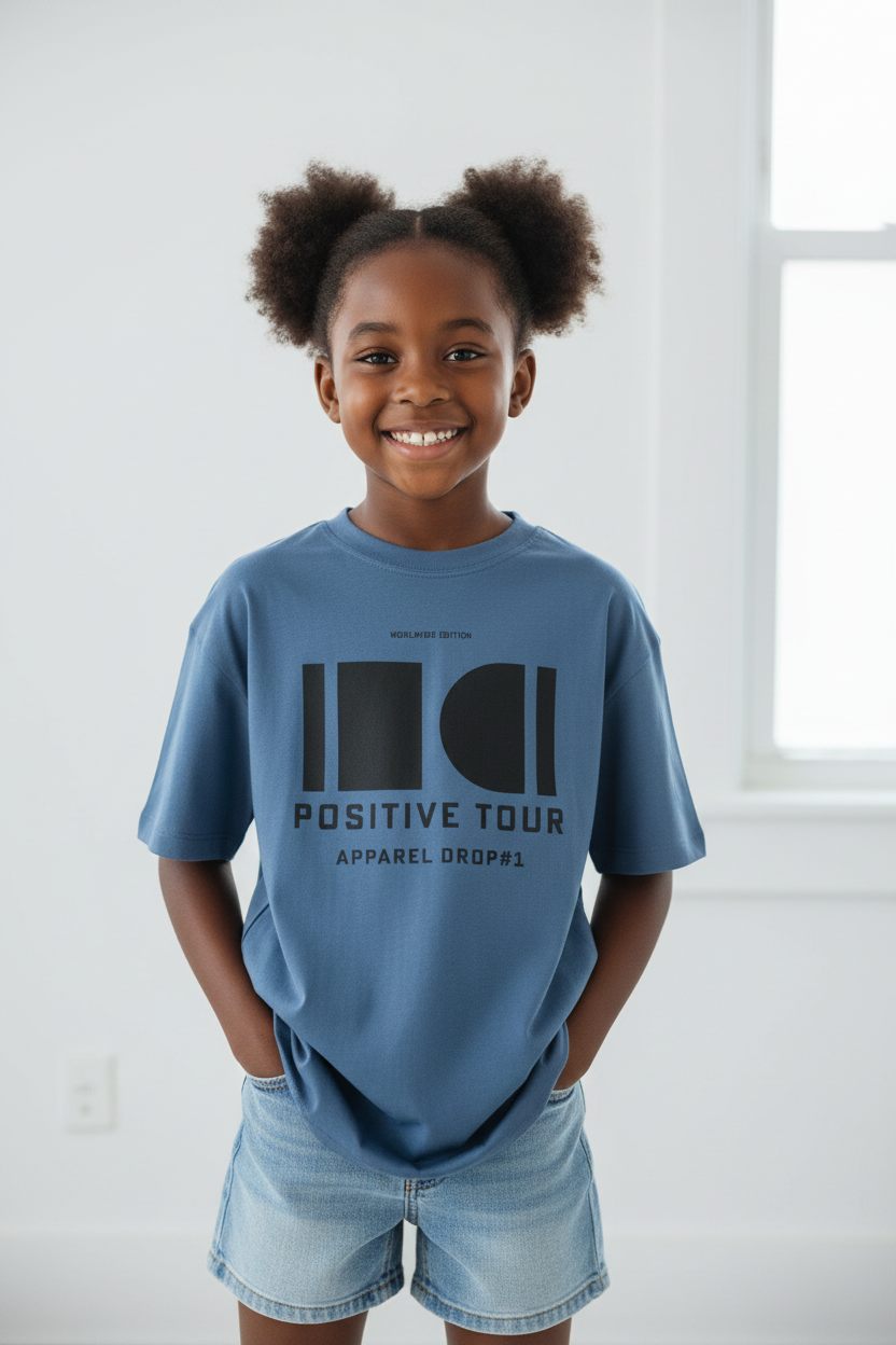 kids Zara T-shirt positive tour
