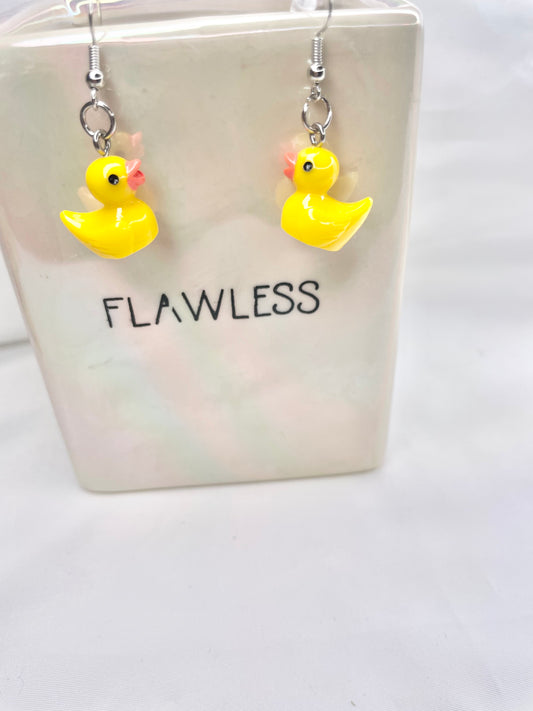 Duck earrings